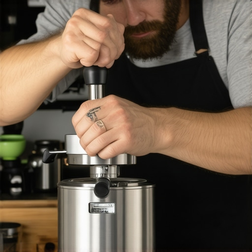 Home barista fine-tuning grinder for optimal espresso
