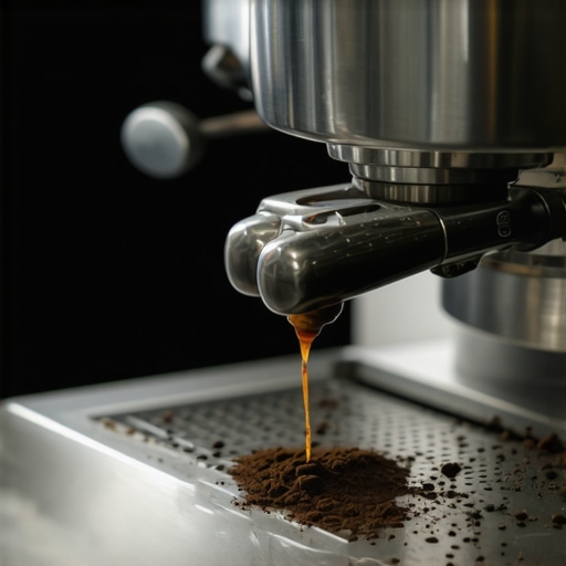Perfect Tamping Technique Barista tamping coffee grounds in portafilter for espresso