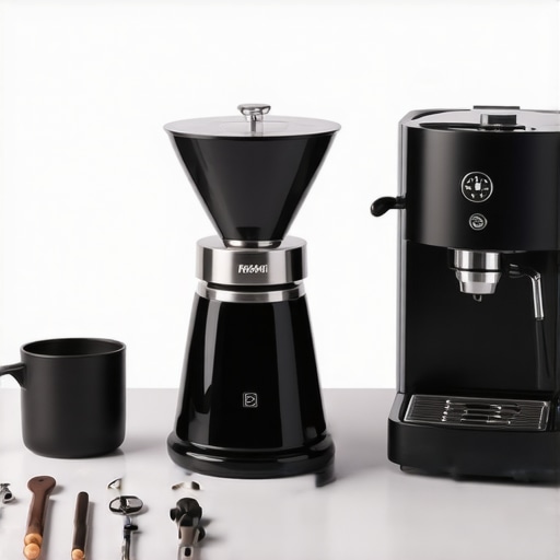 Essential Coffee Maintenance Tools Tools and equipment for maintaining coffee appliances like grinder brushes and cleaning kits.