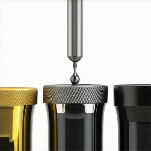 Home barista aligning grinder burrs with a precision tool