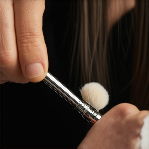 Barista thoroughly cleaning steam wand with brush and cloth, emphasizing hygiene and maintenance.