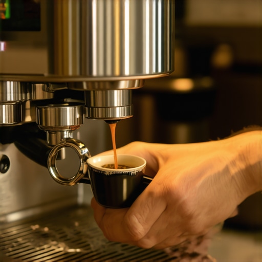 Maintaining Your Coffee Equipment for Longevity A barista thoroughly cleaning espresso machine parts and grinder burrs to ensure optimal performance