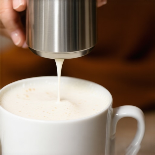 The trick to getting microfoam on a cheap handheld frother