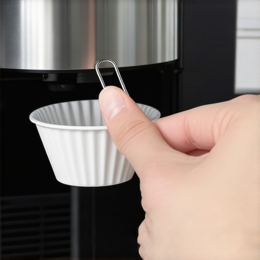 The truth about using a paper clip to clear your filter basket