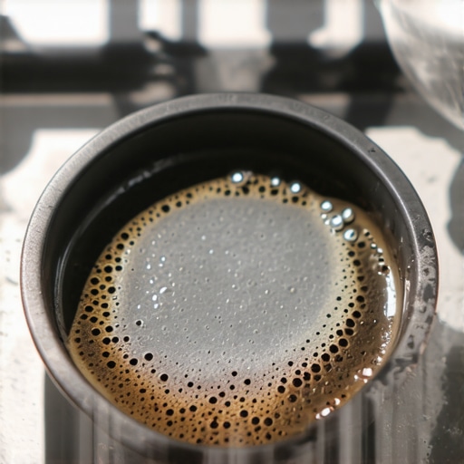 Sunlit clean espresso machine drip tray showcasing spotless surface.