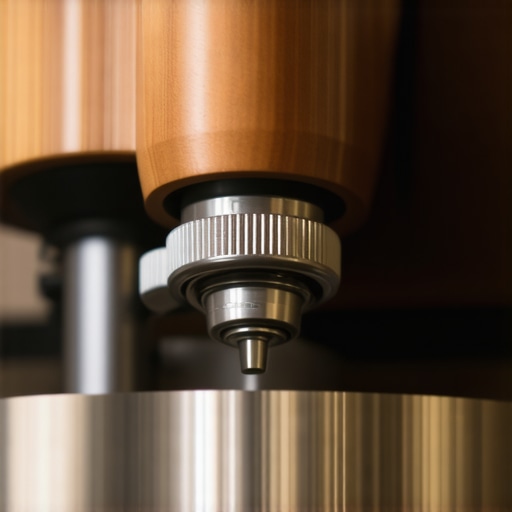 Precision Burr Grinder Maintenance A barista calibrating a coffee grinder with a focus on burr adjustment tools.