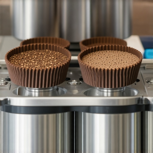 Ultrasonic Cleaner for Coffee Grinder Maintenance A barista cleaning coffee grinder burrs with an ultrasonic cleaner