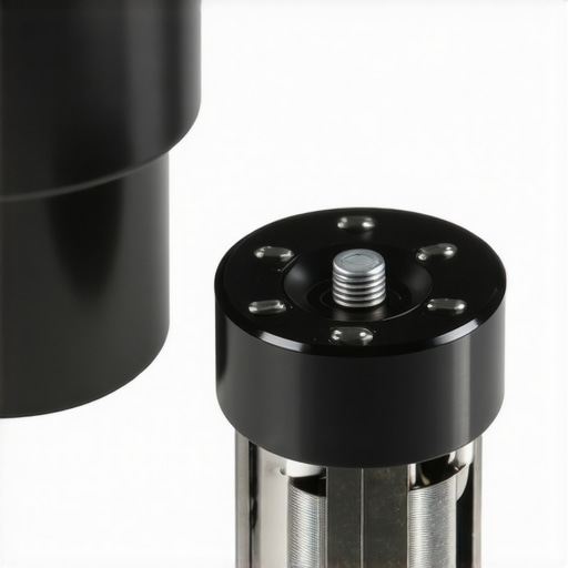 Detailed view of coffee grinder burrs and motor during repair