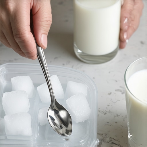 How a Frozen Spoon Can Save Your Over-Aired Milk
