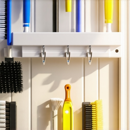 The Best Way to Store Your Cleaning Brushes So They Actually Dry