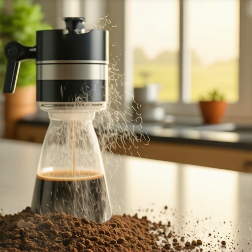 The Reason Your Grinder Is Spraying Coffee All Over Your Counter