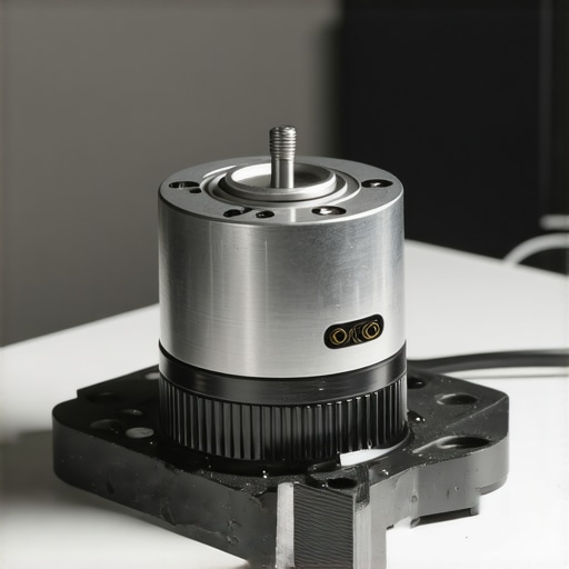 A barista inspecting a coffee grinder motor for thermal issues and vibration.