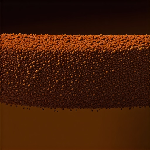 A macro view of coffee grinder burrs showing the importance of cleaning and purging for espresso calibration.