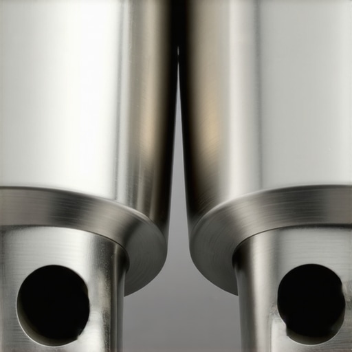 A side-by-side comparison of a two-hole and a four-hole stainless steel espresso machine steam wand tip showing different hole configurations.