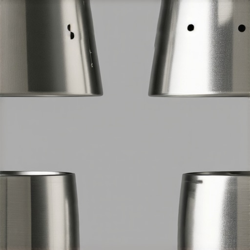 Close up of two-hole and four-hole steam wand tips for espresso machines