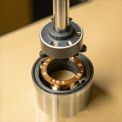 Close-up of internal electrical contacts and adjustment screw of a coffee machine pressure stat.