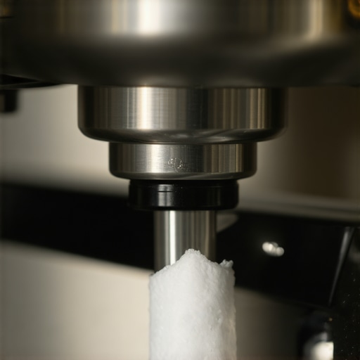 Using a paper towel for better screwdriver grip on a stuck espresso screw.