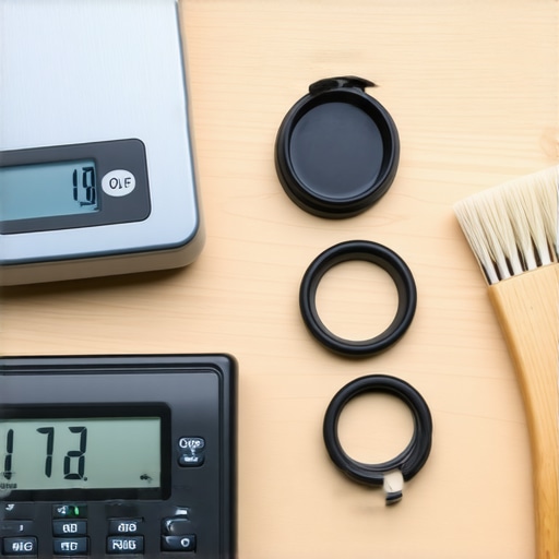 Professional espresso machine maintenance kit with scale and lubricant