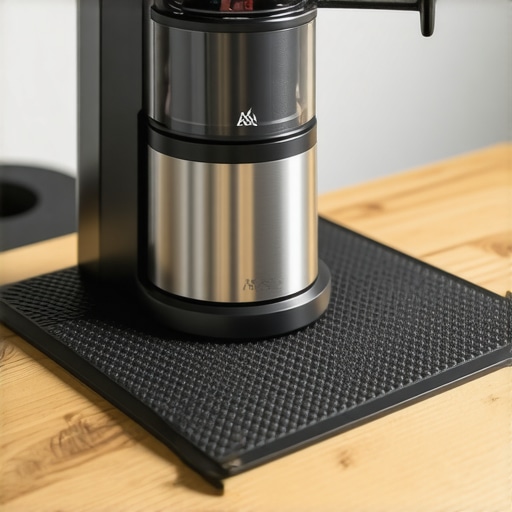 How to Quiet a Loud Grinder Using Only a Rubber Mat