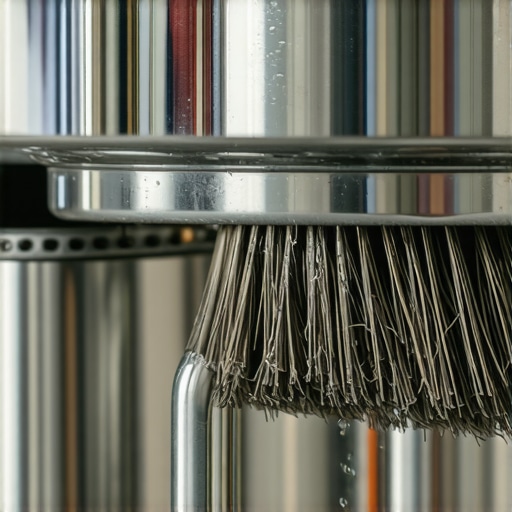 Maintaining the heart of your espresso machine Professional espresso machine group head maintenance with cleaning brush