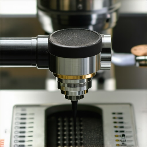 Maintenance of Espresso Machine Parts Close up of espresso machine maintenance showing gaskets and cleaning tools