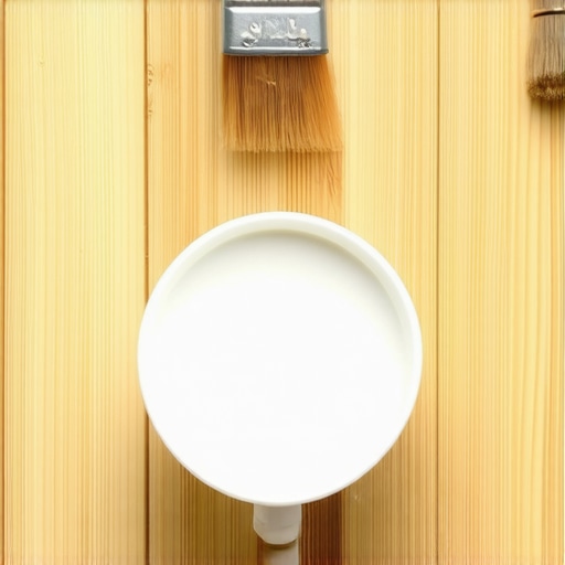 Close-up of food-grade silicone grease being applied to a metal steam valve stem with a brush.