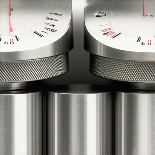 Precision Alignment of Espresso Grinder Burrs Checking the alignment of flat grinder burrs with specialized tools.