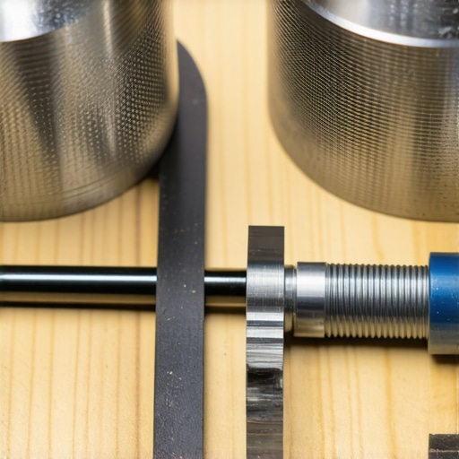 Macro view of coffee grinder burrs being aligned for espresso consistency