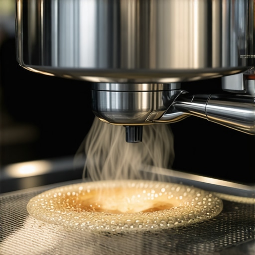 Professional steam wand purge technique A barista purging a steam wand to ensure dry steam for latte art