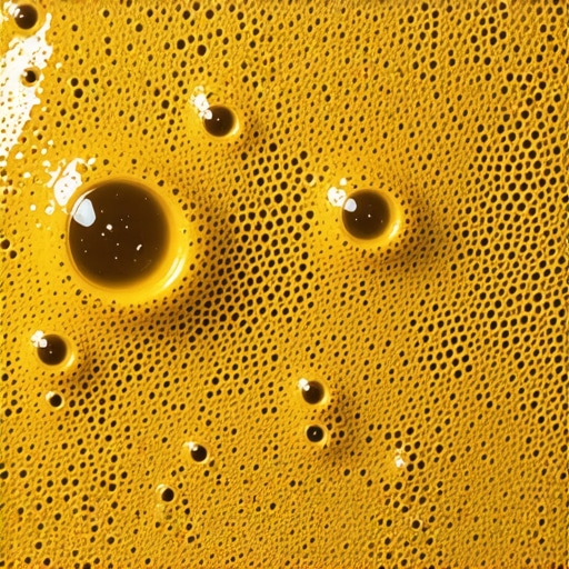 Bubbly espresso crema caused by using coffee beans that haven't degassed