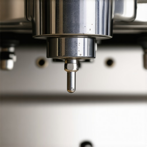 Close-up of a stubby screwdriver being used to remove a shower screen screw.