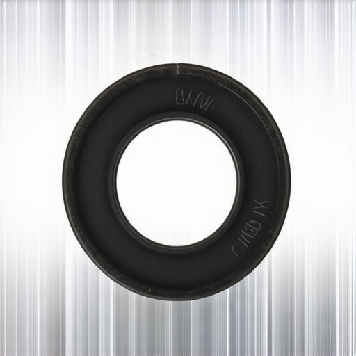 Close up of a compressed group gasket showing the dangers of over-tightening an espresso portafilter handle.